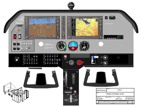 C172_GarminConfiguration座舱图