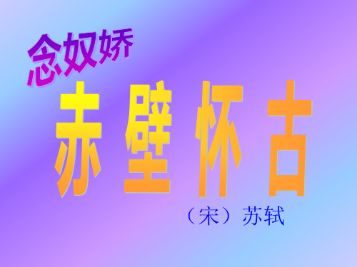 5《苏轼词两首》