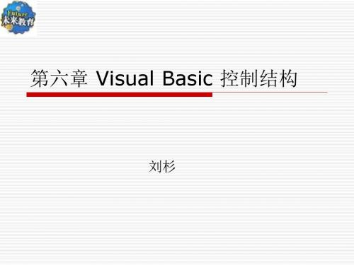 第六章vb控制结构