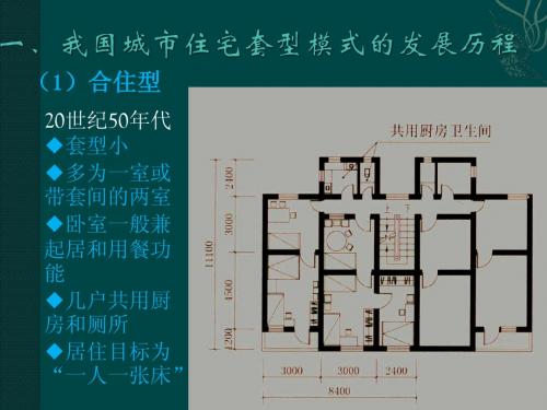 我国城市住宅套型模式的发展历程