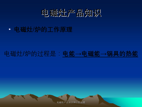 电磁灶产品知识和工作原理