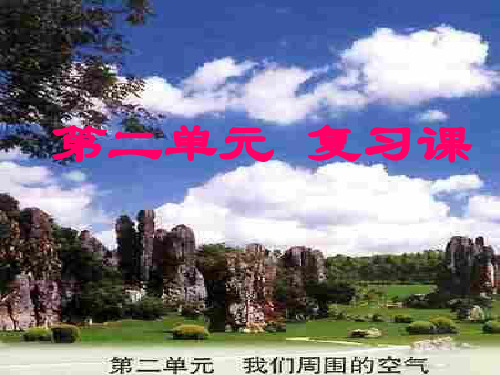 我们周围的空气PPT人教版教材2