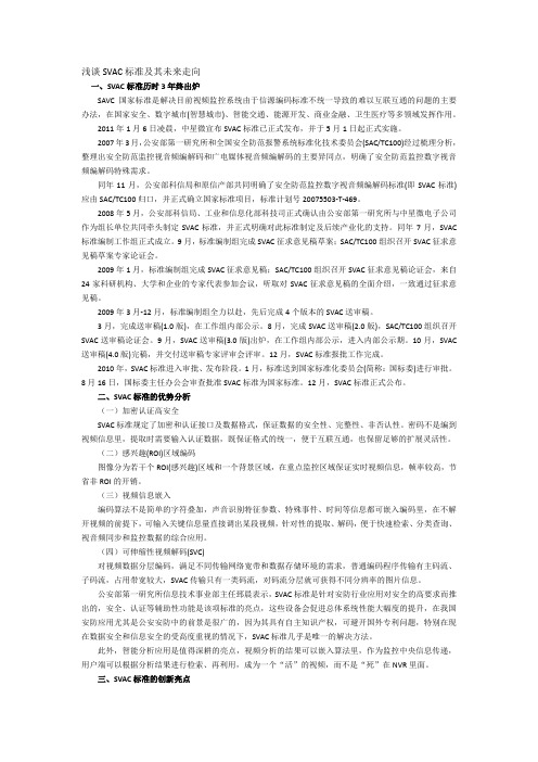 浅谈SVAC标准及其未来走向