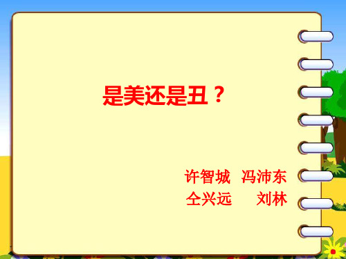 美与丑PPT