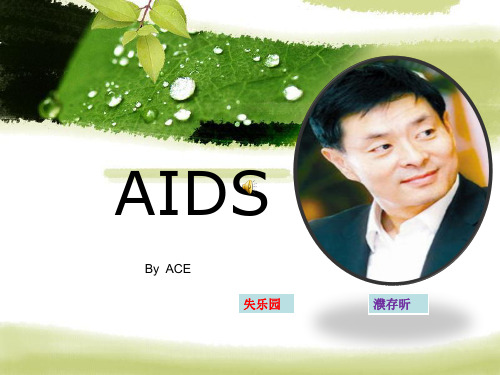 aids艾滋英文简绍 ppt课件