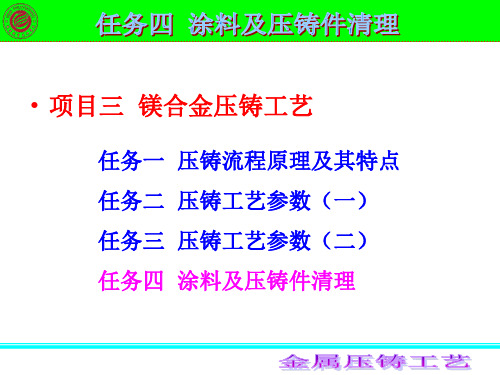 涂料及压铸件清理