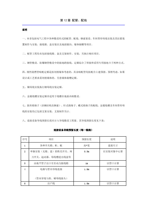 第12章 配管、配线广联达计价及算量规则