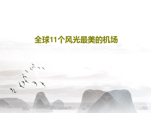 全球11个风光最美的机场共15页