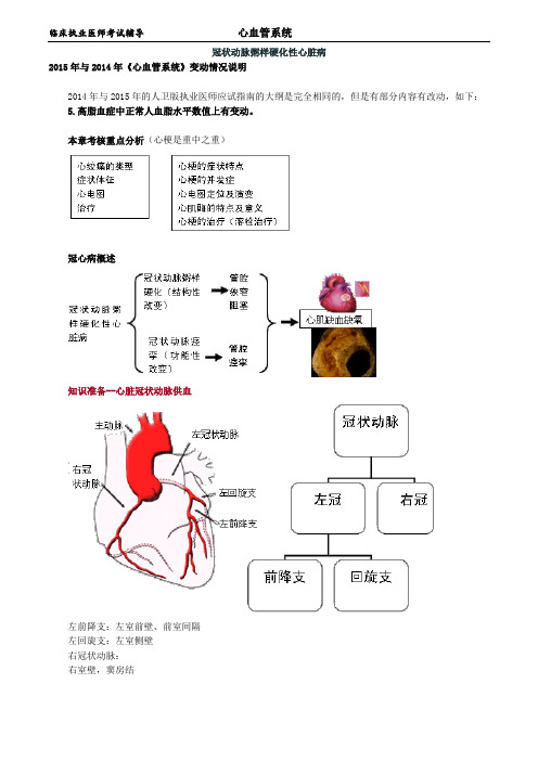 临床执业医师考试辅导-心血管系统讲义0601