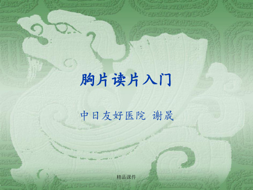 胸片读片入门