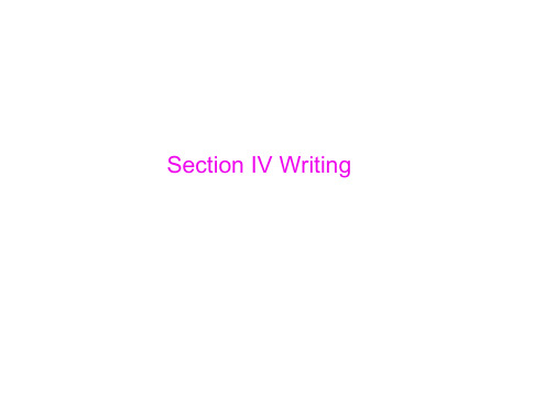 人教英语选修六课件：Unit2PoemsSectionⅣWriting