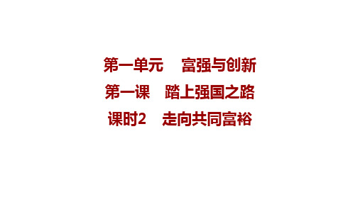 《走向共同富裕》优秀课件部编版课件道德与法治1