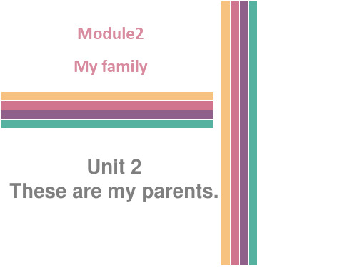 外研版七年级英语上册课件：Module 2 Unit 2