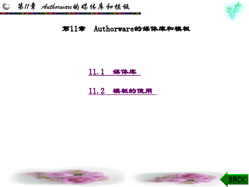精品课件-多媒体软件开发(牟奇春)-第11章