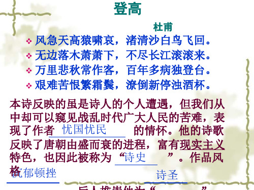 《旅夜书怀》ppt解析