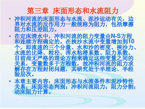 第三章+床面形态与水流阻力(2010)