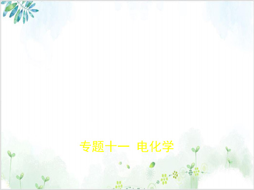2020-2021学年化学高考(北京)复习精品课件专题十一电化学