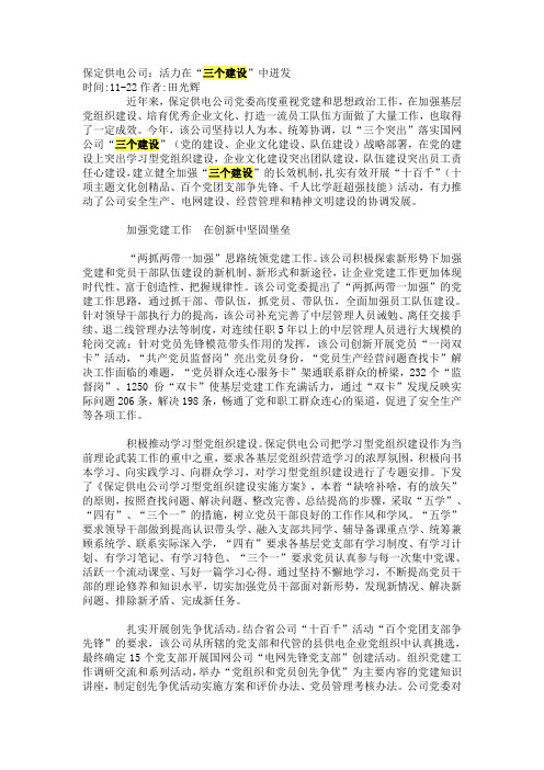 活力在“三个建设”中迸发