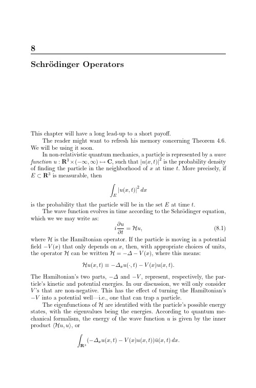 08.Schroedinger Operators