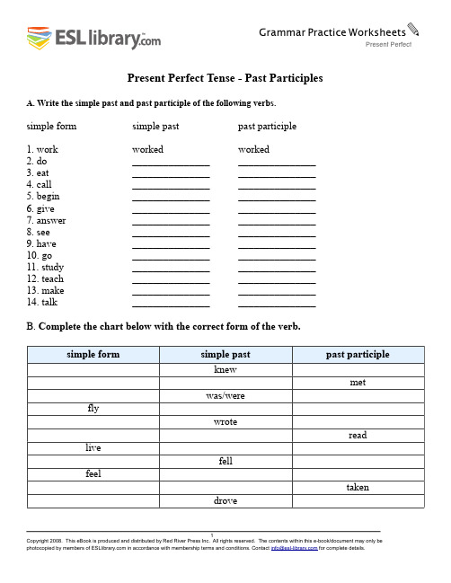 Present Perfect