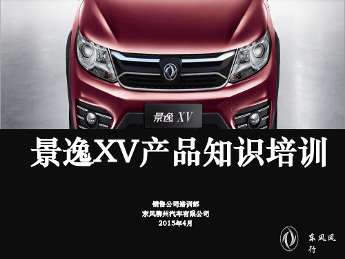 景逸XV产品知识培训第二版——竞品篇