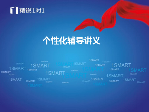个性化辅导讲义