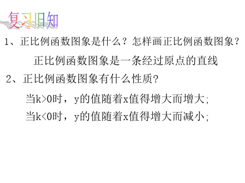 北师大版八年级数学上册4.3  《一次函数的图象》 课件