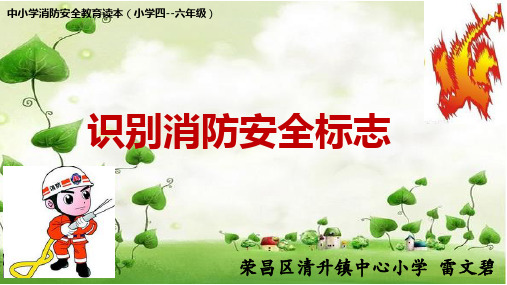 识别消防安全标志(37张)PPT