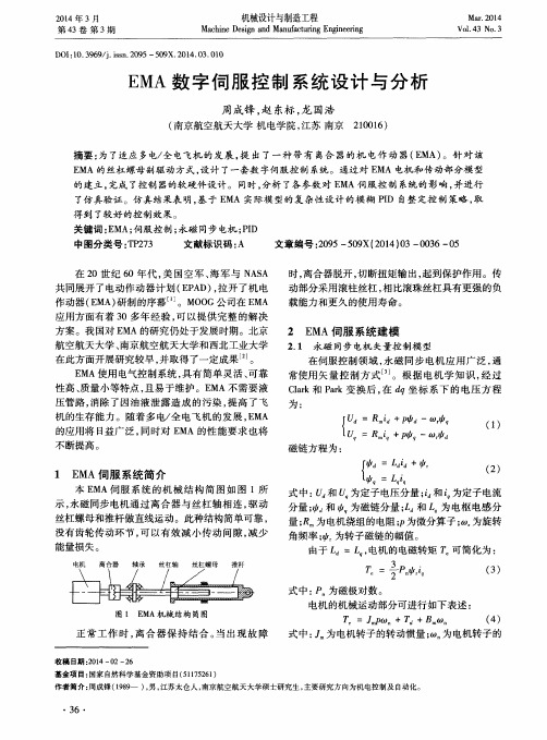 EMA 数字伺服控制系统设计与分析