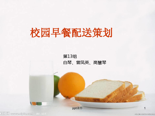 校园早餐配送策划  ppt课件