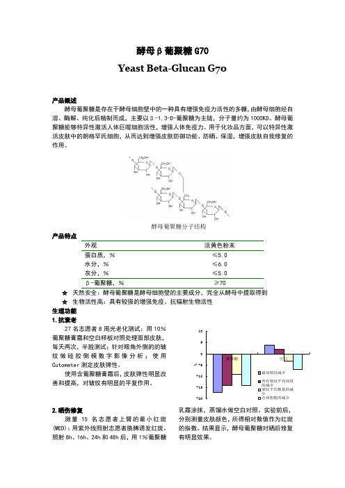 酵母葡聚糖G70
