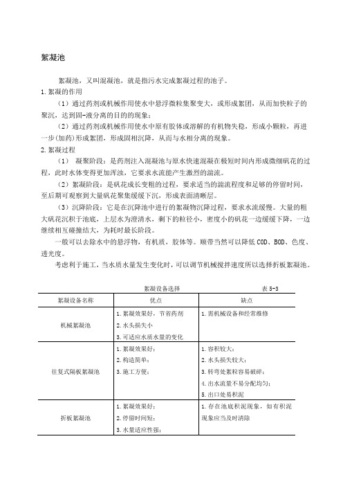 折板絮凝计算