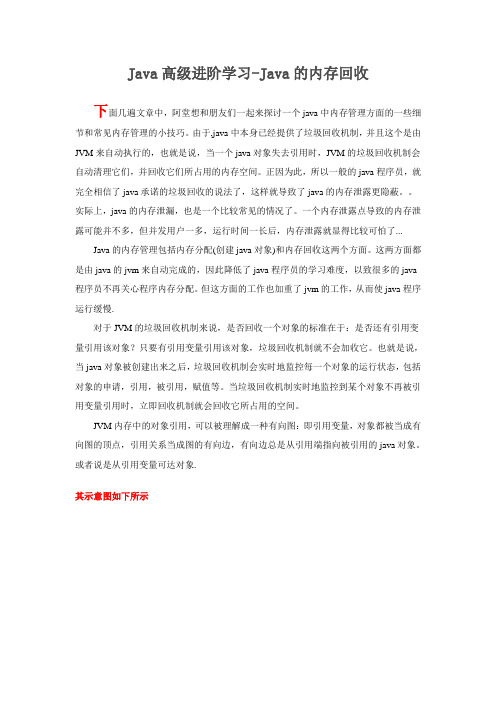 Java高级进阶学习-Java的内存回收