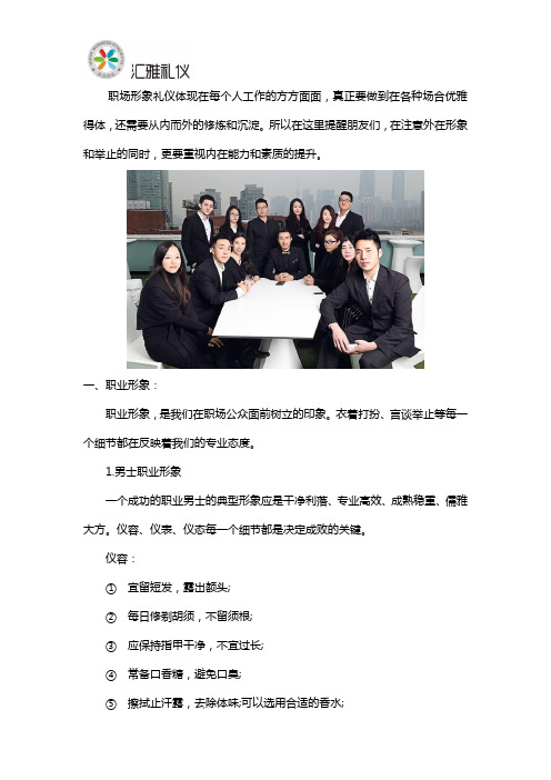 职业形象礼仪展示