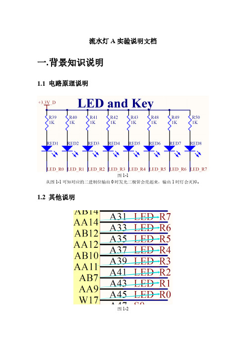 流水灯A实验说明