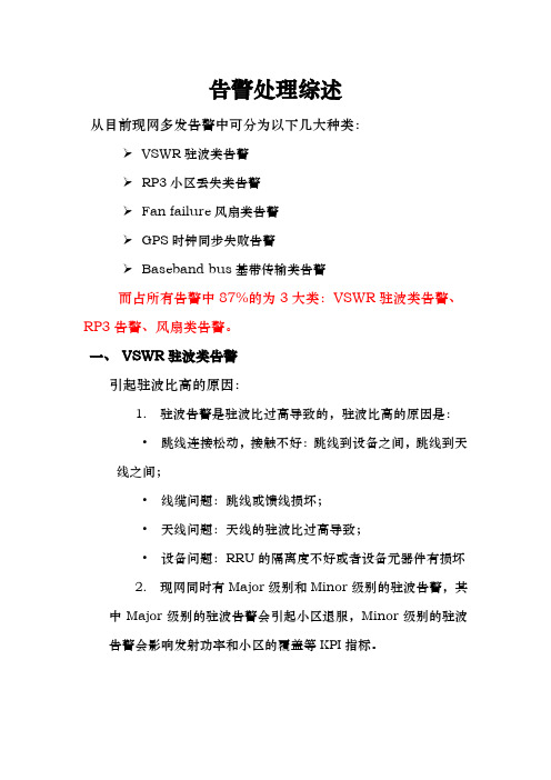 LTE告警处理