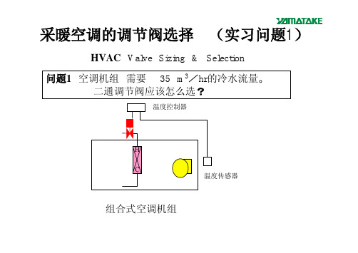 山武阀门选择实例