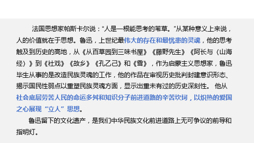 第18课《中国人失掉自信力了吗》课件+2024—2025学年统编版语文九年级上册