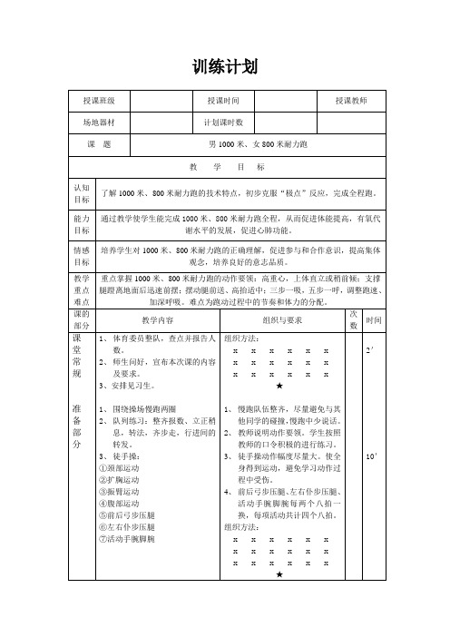 800米跑