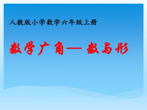 人教版小学数学六年级上册全册课件(第8单元全部)