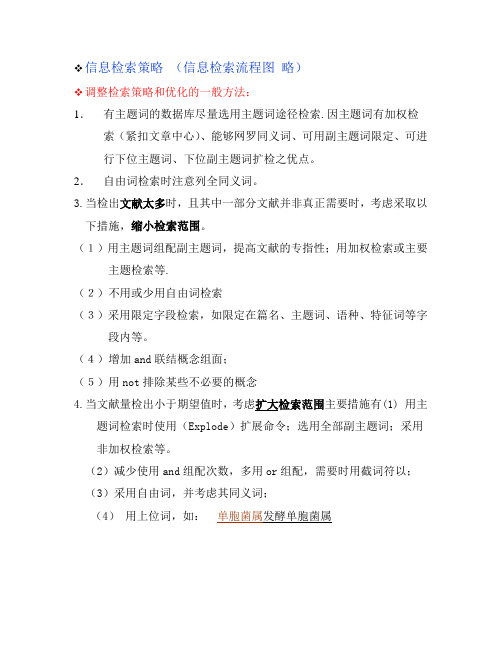 信息检索策略(简略)