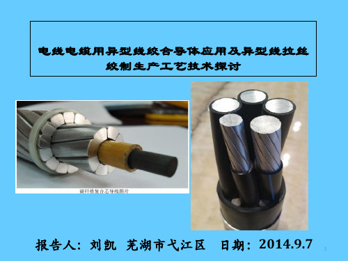 异型线绞合导体应用及生产工艺探讨