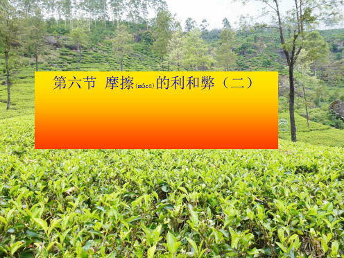 七年级科学下册《摩擦的利和弊二》