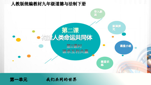 九年级道德与法治下册2.2 《谋求互利共赢》PPT课件