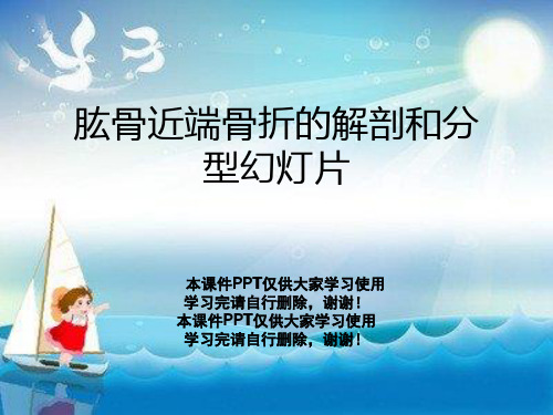 肱骨近端骨折的解剖和分型幻灯片