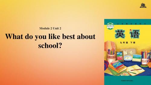 九年级英语下册 Module 2 Education Unit 2 What do you like best about school 
