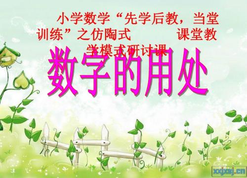 2019最新北师大版数学六年级上册《数字的用处》课件3