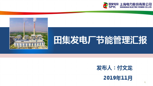 6.付文龙--田集发电厂节能管理汇报