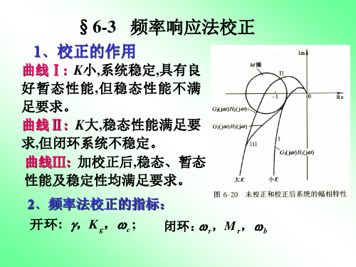 自控理论 6-3频率响应法校正