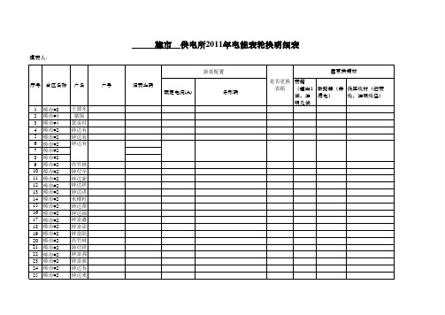 轮换表明细表2012.02